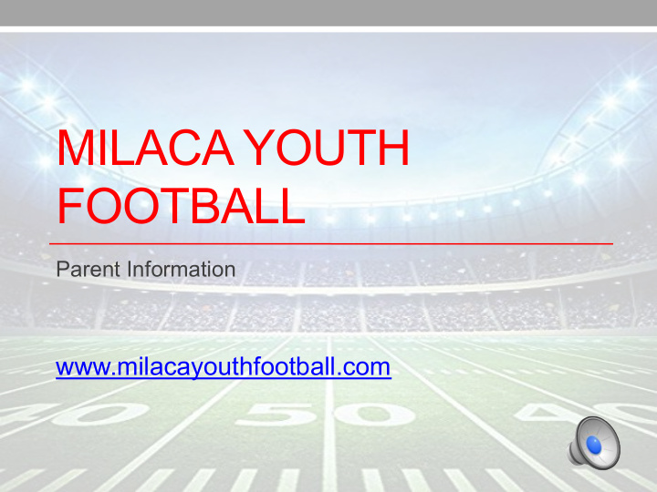 milaca youth football