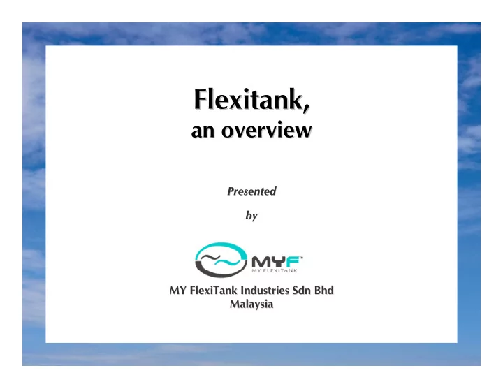 flexitank flexitank