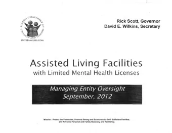 ...  -oP.AR.r Rick Scott, Governor  1---, _;;: ...,..  - David E. Wilkins, Secretary ..__ ~  AN