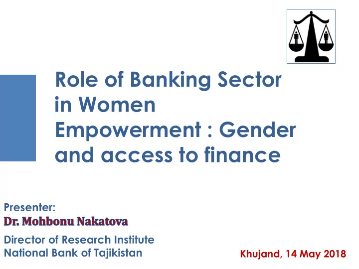 role of banking sector