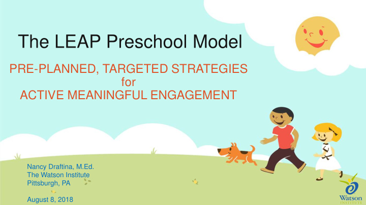 the leap preschool model