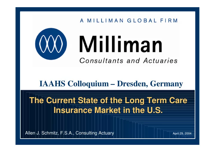 iaahs colloquium dresden germany the current state of the