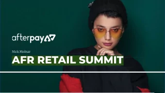 AFR RETAIL SUMMIT  AFR RETAIL SUMMIT  PARALLELS  GFC TO NOW  BROADER BEHAVIOURAL SHIFTS  LONG TERM
