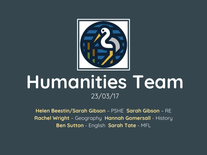 humanities team