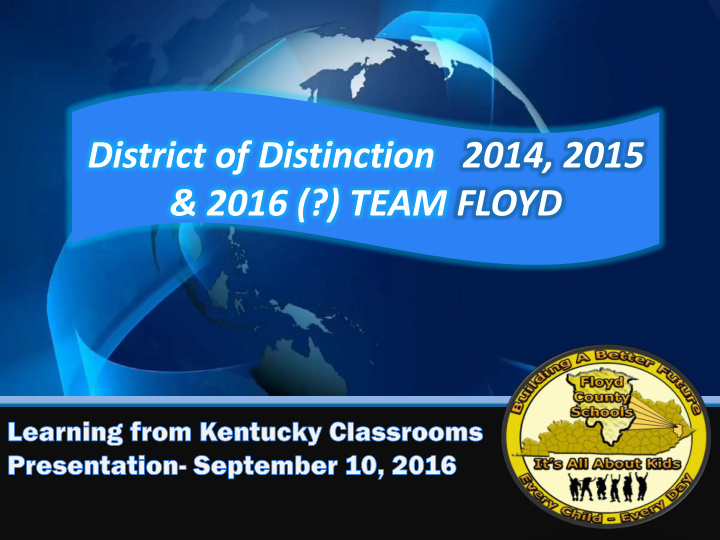 district of distinction 2014 2015