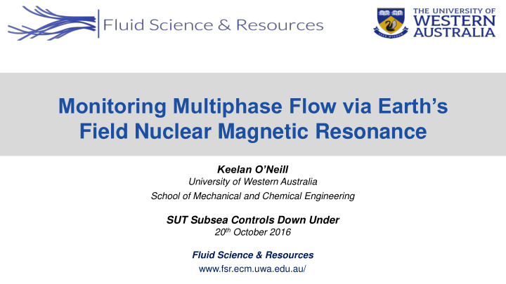 field nuclear magnetic resonance