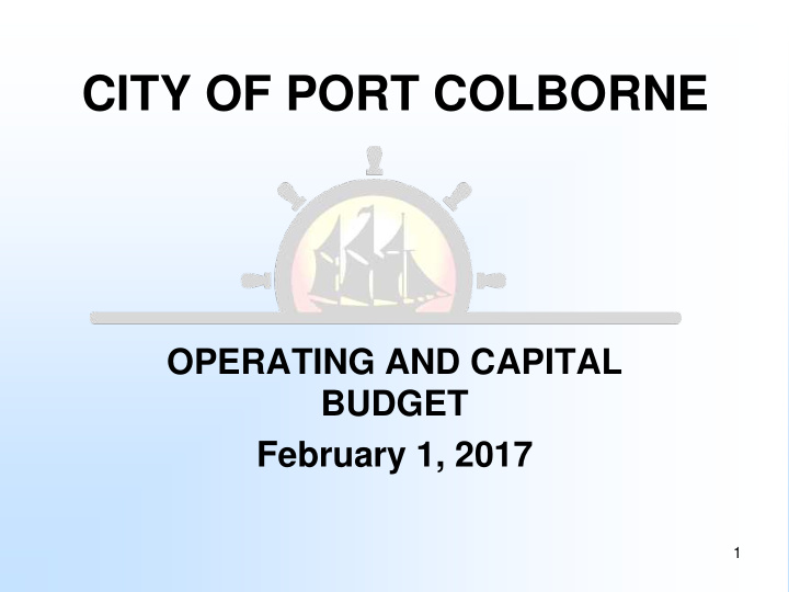 city of port colborne