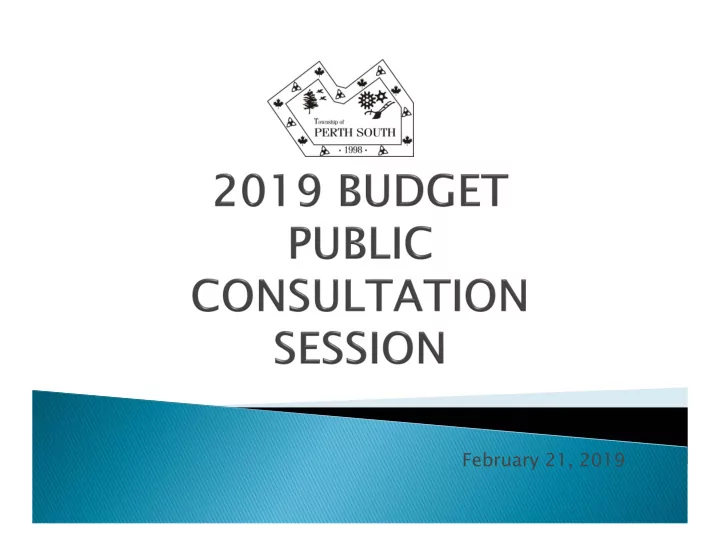 february 21 2019 agenda