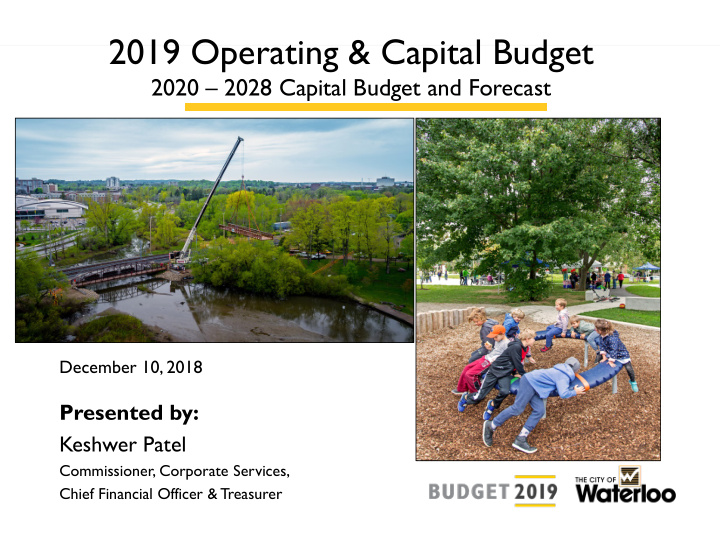 2019 operating capital budget