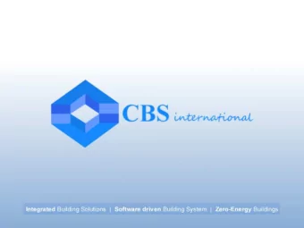 CONTENTS  The CBS System  The CBS System  Presentation  Page  Contents: