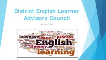 zyxwvutsrqponmlkjihgfedcbaZYXWVUTSRQPONMLKJIHGFEDCBA  District English Learner /