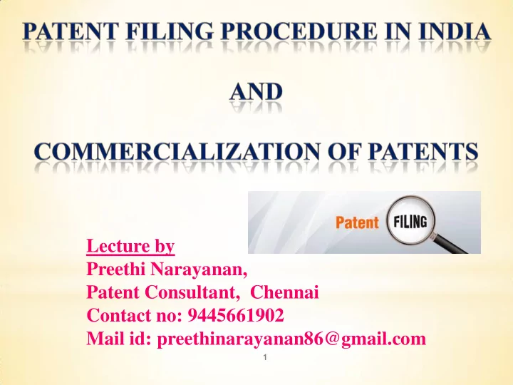lecture by