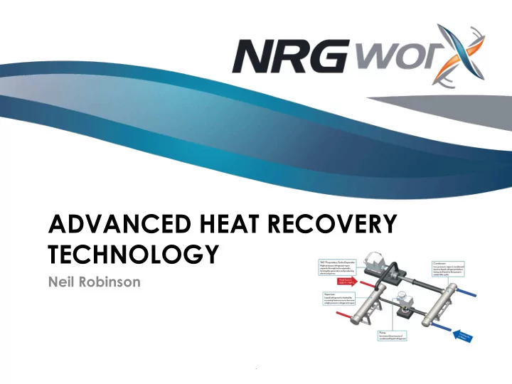 advanced heat recovery technology