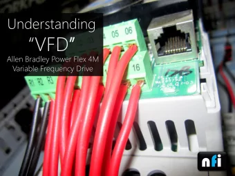 VFD  Allen Bradley Power Flex 4M  Variable Frequency Drive  nfi  Practical  tical  De  Demon