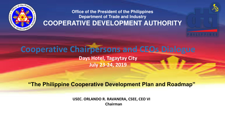 cooperative chairpersons and ceos dialogue