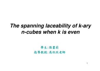The spanning laceability of k-ary  The spanning laceability of k ary  n-cubes when k is even