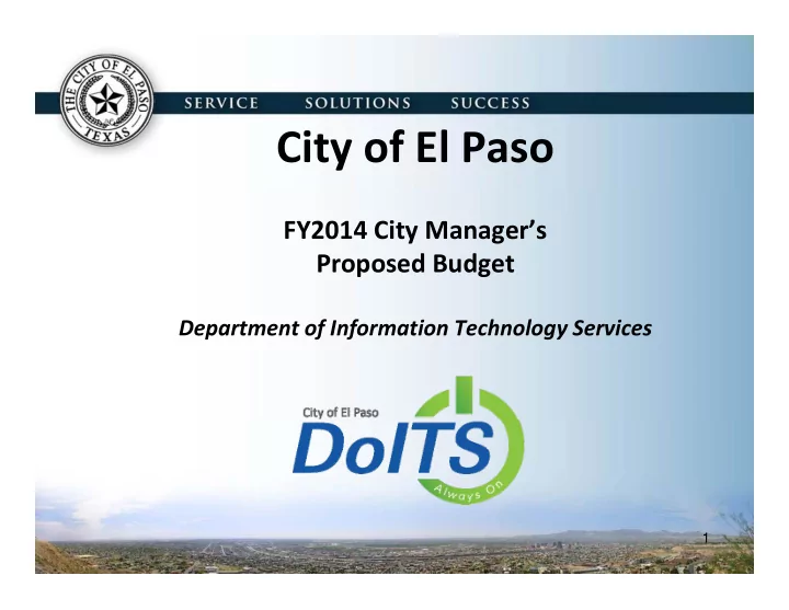 city of el paso