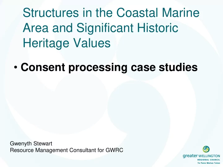 structures in the coastal marine