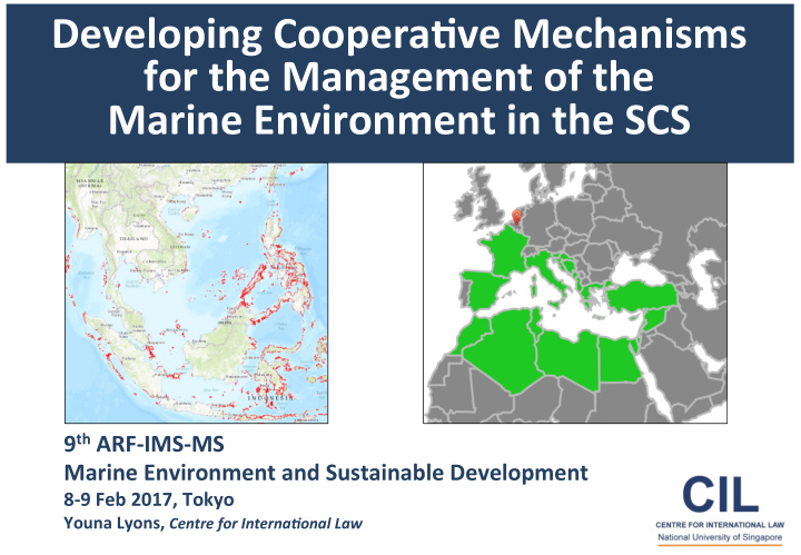 developing coopera ve mechanisms for the management of the