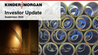 Investor Update  September 2020  Disclosure  Forward looking statements / non-GAAP financial