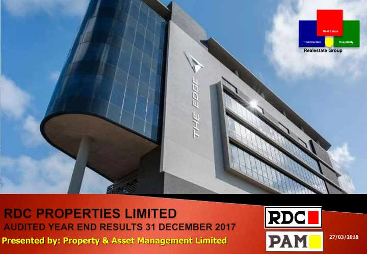 presented by property asset management limited