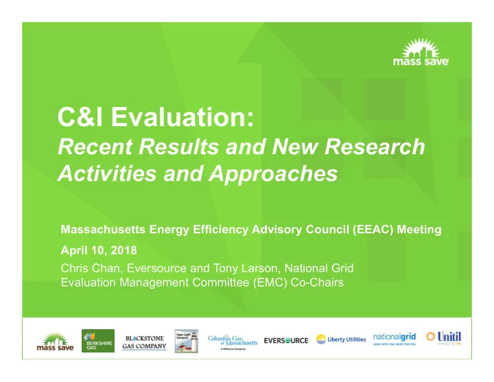 c i evaluation