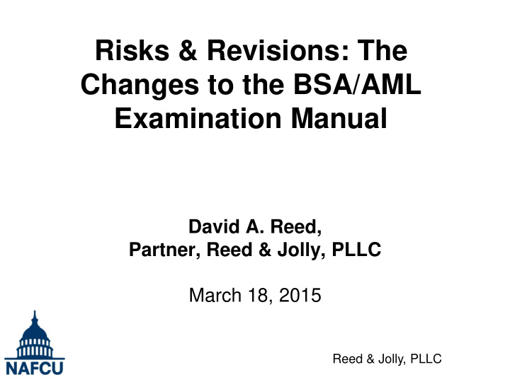 changes to the bsa aml