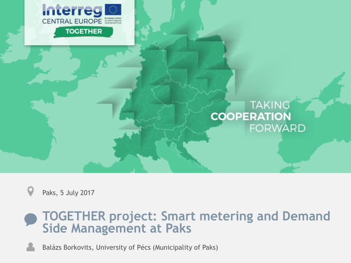 together project smart metering and demand