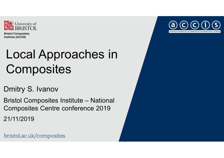 local approaches in composites