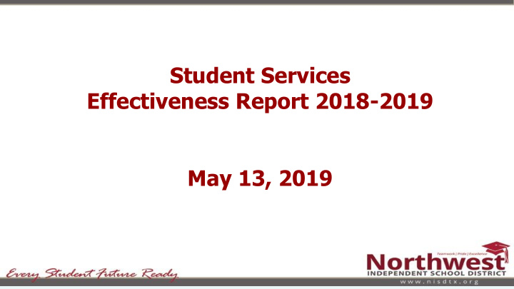 effectiveness report 2018 2019