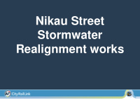 realignment works mt eden road shaft nikau street shaft