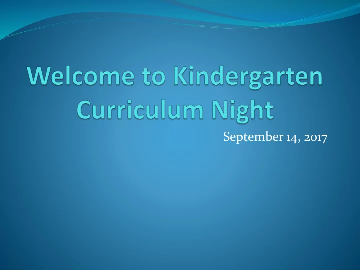 september 14 2017 kindergarten math 1 st quarter