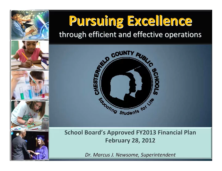pursuing excellence pursuing excellence