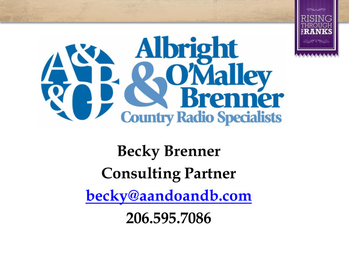 consulting partner