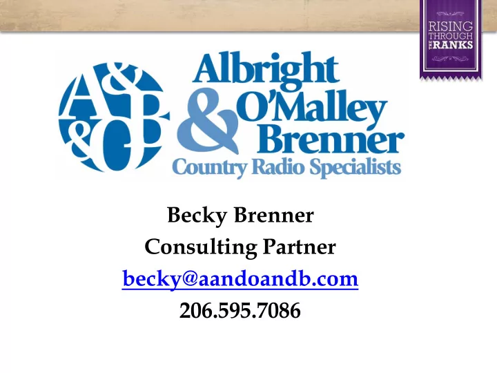 consulting partner
