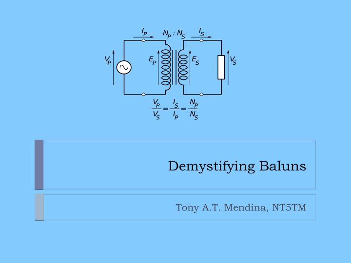 demystifying baluns
