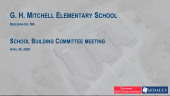M ITCHELL E LEMENTARY S CHOOL | B RIDGEWATER MA  1.  Progress Report   DPI coordinated the