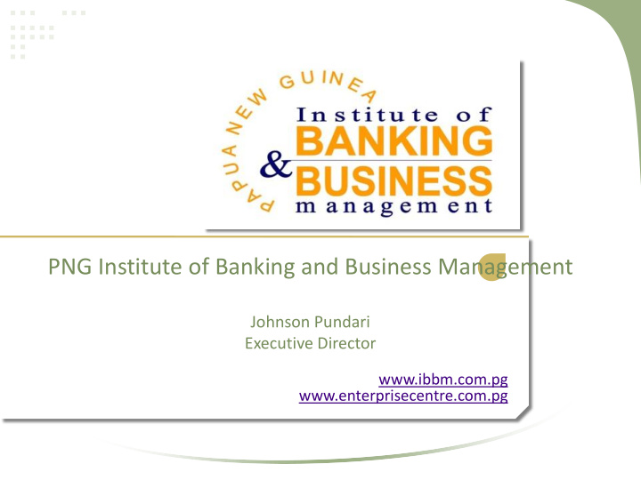 png institute of banking and business management
