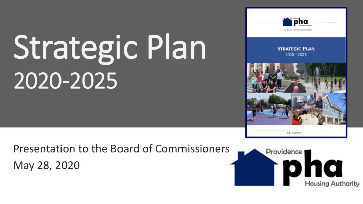 st strategi egic pl plan an