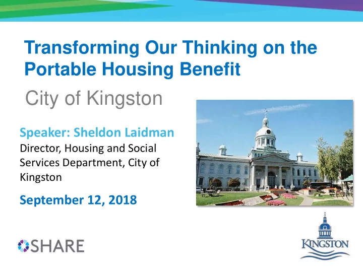 city of kingston