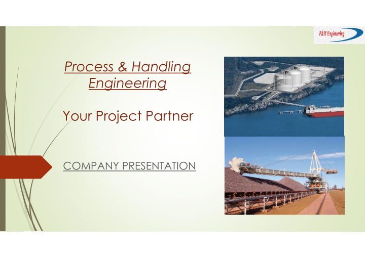 process handling engineering your project partner