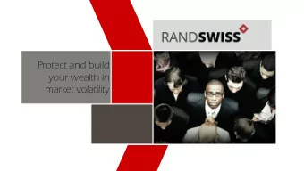 market volatility  Table of Contents  Understanding volatility  3  4  Method #1: Avoid volatility