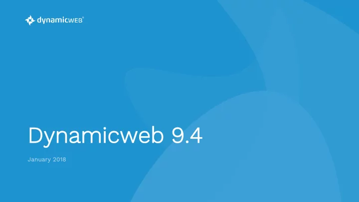 dyna dynamicweb 9 4 9 4