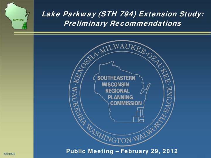 lake parkw ay sth 794 extension study