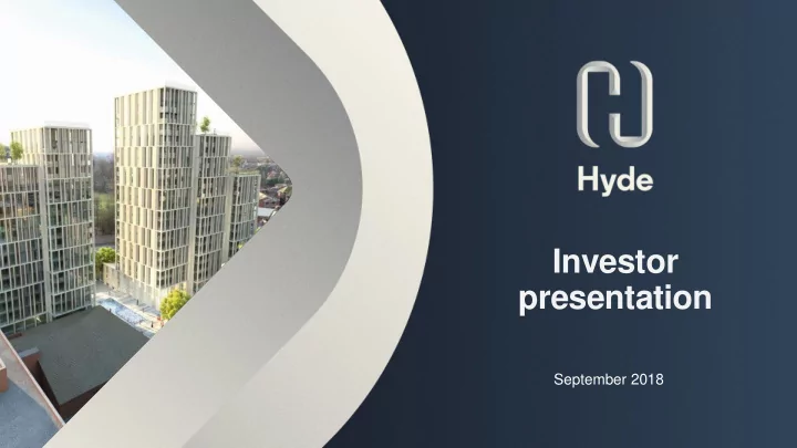 investor presentation