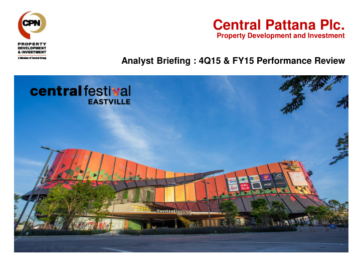 central pattana plc