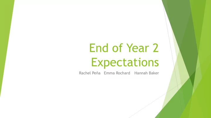 expectations