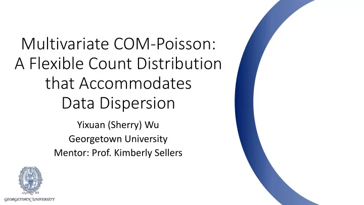 multivariate com poisson