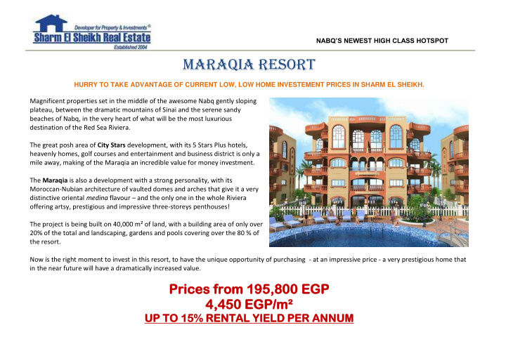 maraqia resort