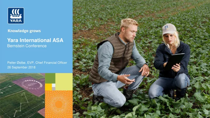 yara international asa